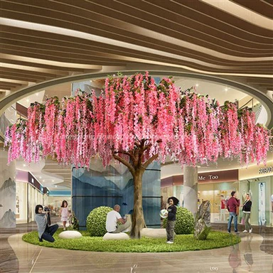 Replica mare a copacului wisteria